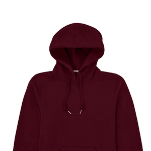 Sweat à capuche personnalisable pour homme 100 % coton épais, style polaire hiver, brodé, thermique, teint uni - Product Image 3
