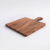 Planche à découper en bois d'acacia massif de 1,5 cm d'épaisseur avec résine époxy, manche de couteau en acier inoxydable, multicolore, compatible lave-vaisselle, durable