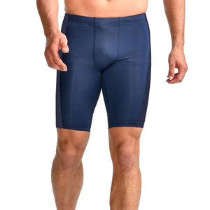 High Quality <b>Men</b> <b>Compression</b> <b>Shorts</b> Elastic Waist Breathable Quick Dry Spandex/Polyester High Street Gray Color - Product Image 1