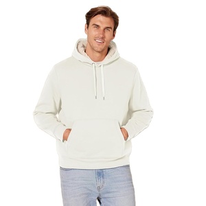 Sudadera con Capucha para Hombre, Corte Regular, Color Sólido, Forro Polar, Diseño Casual con Bolsillos, Ropa de Otoño, 100% Algodón, Impresión Digital - Product Image 1