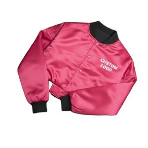 Chaqueta Varsity de Satén para Mujer, Personalizada, Estilo Béisbol, Estilo Letterman, Personalizada para Equipo, Estilo Unisex, Chaqueta Varsity para Animadoras - Product Image 4