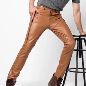 Pantalon en cuir léger pour homme, best-seller, décontracté, qualité supérieure, en vente - Product Image 1