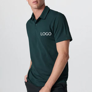 Camiseta para hombre con cuello vuelto / Material duradero de alta calidad y costuras de alta calidad con diseño de logotipo personalizado a precio económico - Product Image 1