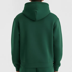 Sudadera con Capucha Personalizada OEM/ODM, 100% Algodón, 580 Gramos, Color Sólido, Talla Grande, Invierno, Lisa, con Logotipo Impreso - Product Image 3
