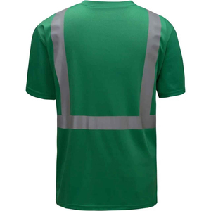Chemise de sécurité réfléchissante, haute visibilité, vêtements de travail respirants pour les travailleurs de la construction, industriels, routiers et extérieurs, légers - Product Image 2