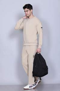 Fabricant de survêtements de luxe en velours pour hommes, survêtement en velours personnalisé deux pièces, survêtement en velours pour hommes - Product Image 4