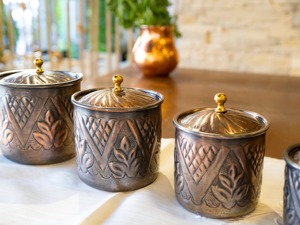 Vintage Dark Designer Canisters For <b>Kitchen</b> <b>Storage</b> Sugar Tea Coffee Dry Food Elegant Antique Style Pantry Organizer Set - Product Image 6