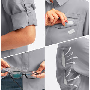 Camisetas de pesca de alta calidad con servicio personalizado, tela de poliéster y spandex, diseño increíble, camisetas de pesca para mujer. - Product Image 5