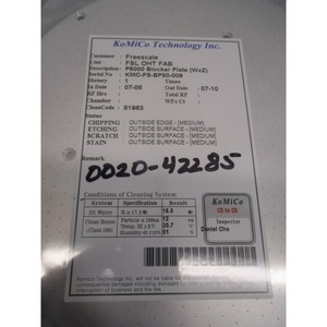แผ่นปิดกั้น AMAT 0020-42285 P5000 WxZ, 107003 - อุปกรณ์และชิ้นส่วนเซมิคอนดักเตอร์ระดับโลกที่เชื่อถือได้ - Product Image 1