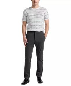 Jersey De Hombre Jacquard Multicolor De Manga Corta Estampado Geométrico | Perry Ellis - Product Image 4