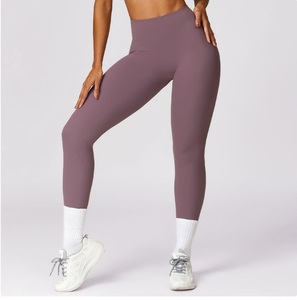 Legging de yoga pour femmes, style tendance, vente en gros, fabriqué au Pakistan, couleur unie, haute qualité, AS-YL-14 - Product Image 3