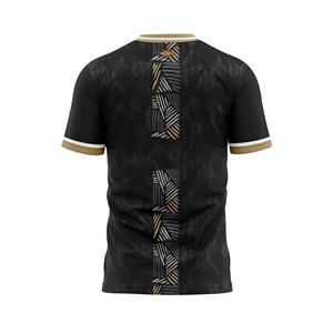 Maillots de sport personnalisés à col rond abordables, design imprimé par sublimation, logo d'équipe personnalisé, tissu polyester léger et respirant - Product Image 4