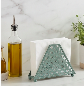 Support de boîte à mouchoirs moderne en plastique avec découpe géométrique, sur pied, pour rangement sur table et usage hôtelier - Product Image 6