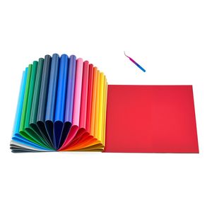 Lot de 30 vinyles thermocollants de couleurs assorties, 12 x 12 pouces, faciles à découper, pour accessoires de bricolage - Product Image 1