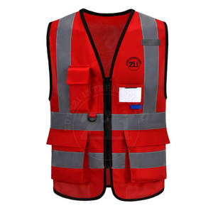 Gilet de sécurité haute visibilité grande taille, robuste, réfléchissant, classe 1 ANSI, avec LED clignotante, imperméable, logo personnalisé, vente chaude - Product Image 1
