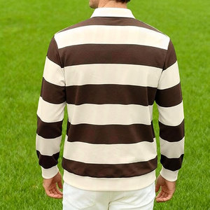 Camiseta Polo de Manga Larga de Alta Calidad, Sudadera con Logotipo Personalizado, Prenda Informal de Tela Gruesa, Cuello Camisero, Estilo Rugby - Product Image 5
