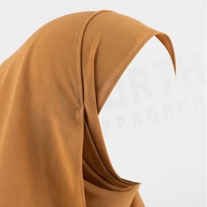 Hiyab de Chifón de Color Sólido para Mujer, Transpirable, para Uso Diario, Pañuelo Étnico de Oriente Medio - Product Image 4
