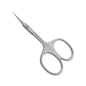 Ciseaux à ongles à cuticules en acier inoxydable de 9cm pour femmes lame incurvée équipement de beauté de maquillage tranchant pour l'épilation faciale d'art d'ongle - Product Image 2