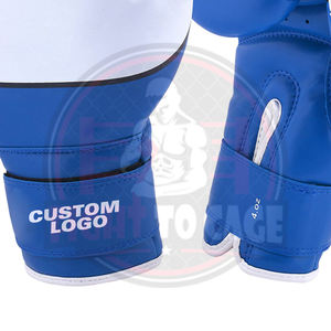 Guantes de Boxeo para Niños, Color Azul, 6 oz, para Entrenamiento de Kickboxing, Muay Thai, MMA, Sparring, Artes Marciales - Product Image 5