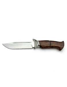 Handcrafted High Carbon Steel Utility <b>Tool</b> Cast Metal Guard with Natural <b>Grain</b> <b>Wood</b> Handle - Product Image 4