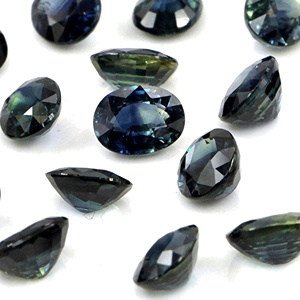 พลอยไพลินสีน้ำเงินธรรมชาติทรงรีขนาด 3x4 มม. แบบไม่ผ่านการปรับแต่ง, พลอยไพลินสีน้ำเงินธรรมชาติทรงเหลี่ยมสำหรับทำเครื่องประดับ - Product Image 3