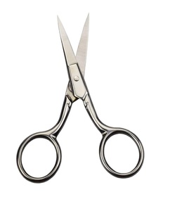 Tijeras de Precisión para Vello Nasal, Acero Inoxidable, Punta de Seguridad, Herramienta de Recorte de Vello Facial, Uso Profesional - Product Image 5