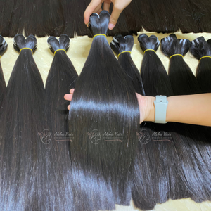 Super brillante suave textura superior hueso recto solo donante Super doble dibujado vietnamita extensiones de cabello peluca frontal proveedores de cabello - Product Image 4