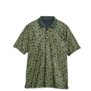 Camisa de Golf para Hombre, 100% Algodón, Anti-Pilling, Secado Rápido, Transpirable, Cierre de Botones, Manga Corta, Tejido Sólido Informal - Product Image 1