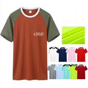 เสื้อยืดผู้ชายผ้าโพลีเอสเตอร์แห้งเร็วทรงปกติ พิมพ์โลโก้ได้ ออกแบบโลโก้เองได้ เหมาะสำหรับวิ่ง ออกกำลังกาย ใส่ลำลอง ขายส่ง - Product Image 6