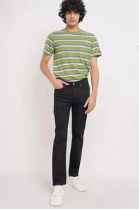 Pantalones Vaqueros Casuales de Hombre, Corte Recto y Ajustado, Transpirables 3D de Algodón, Cintura Media, Formales, para Otoño, Estilo Vietnamita Lavado - Product Image 3