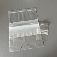 Bolsas con Cierre Hermético y Panel Transparente para Escribir, Impresión por Grabado, LDPE, para Almacenamiento de Bebidas y Agua Mineral