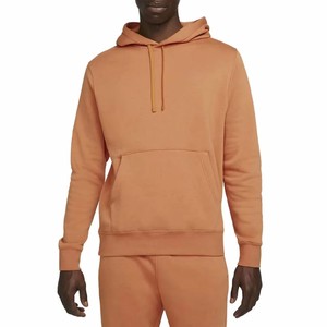 Sweat-shirt à capuche en polaire uni pour homme avec poche avant, coupe classique, décontracté, idéal pour l'automne, service OEM de sweats personnalisés - Product Image 1