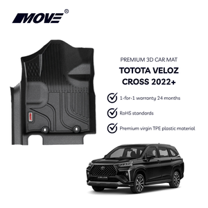 เสื่อปูพื้นรถกันลื่นสำหรับ Toyota veloz 2022 + แผ่นซับพื้นผลิตจากเวียดนามทนทานต่อทุกสภาพอากาศ - Product Image 2