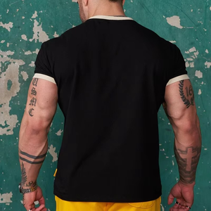 Camisetas de Hombre al por Mayor de Alta Calidad, 100% Algodón, Último Diseño, Patrón Liso, Tela de 220 Gramos, Precio Económico, Personalizadas, Pakistán - Product Image 4