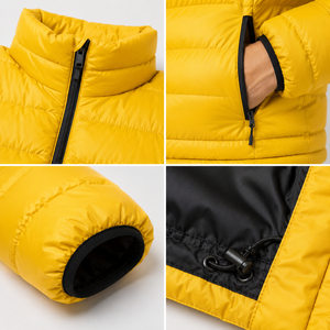 Premium puffer jacket designed with smooth inner comfort and reliable weather protection for stylish daily cold weather fashion - Product Image 5