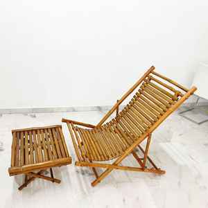 Fournisseur et fabricant en gros de lits de soleil en bambou naturel, meubles d'extérieur pour piscine, fabriqués au Vietnam - Product Image 1