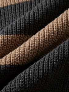 Nouveau pull en tricot, collection hiver, tissu doux et chaud, manches longues, style décontracté, coupe ajustée, confortable, tricot classique - Product Image 5