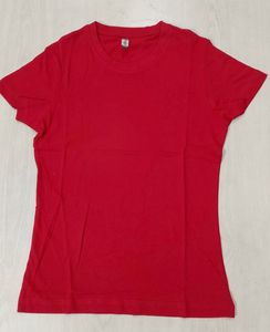 เสื้อยืดแขนสั้นสำหรับผู้หญิงเสื้อยืดผ้าฝ้าย100% ผ้านุ่มใส่สบายย้อมสีเรียบระบายอากาศได้ดีเหมาะสำหรับฤดูร้อนเป็นมิตรกับสิ่งแวดล้อม - Product Image 2