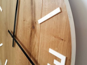 Premium Wooden <b>Clock</b> Handmade Minimalist Wall <b>Clock</b> Affordable Wooden Interior Decor Rustic Wooden <b>Clock</b> - Product Image 3