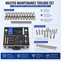 Kit de réparation professionnel pour pièces à main dentaires Mincin, outils d'entretien portables pour pièces à main, boîte en aluminium