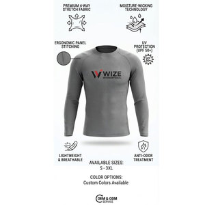 Ropa de Gimnasio Personalizada 2026, Diseña Tu Propia Camiseta de Compresión de Alta Calidad para Hombre, Ideal para BJJ y MMA - Product Image 6