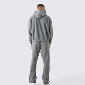 Nouveau style 2026 : Survêtements à capuche personnalisables pour hommes, ensembles de jogging à marque privée, survêtements en molleton technique, service OEM - Product Image 2