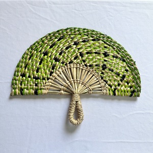 Handmade Seagrass Hand Fan Wall <b>Decor</b> <b>Boho</b> Style Woven Fan Natural Fiber Home Decoration for Living Room Bedroom - Product Image 5