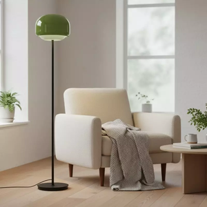 Lampes <span class=keywords><strong>sur</strong></span> <span class=keywords><strong>pied</strong></span> de style moderne du milieu du siècle pour salon, <span class=keywords><strong>lampe</strong></span> <span class=keywords><strong>sur</strong></span> <span class=keywords><strong>pied</strong></span> en forme de champignon avec abat-jour en verre orange, <span class=keywords><strong>lampe</strong></span> de lecture, éclairage d'ambiance - Product Image 3