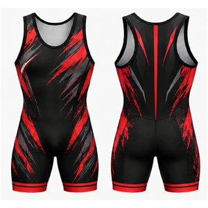 Trajes de Lucha Personalizados para Hombre, Uniformes Deportivos de Alto Rendimiento con Impresión por Sublimación Completa - Product Image 2