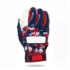 Gants de frappeur de baseball personnalisés en cuir souple pour gauchers, durables, respirants, avec paume rembourrée antidérapante et sangle réglable pour adultes - Product Image 4