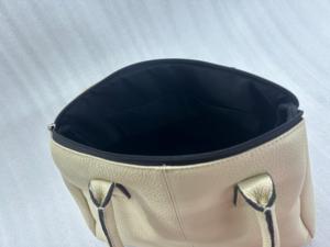 Sac à main imperméable en cuir véritable pour femme, fermeture éclair, en cuir de vachette huilé, avec poignée supérieure, sac à bandoulière/sac messager/sac fourre-tout - Product Image 5