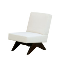 Chaise de loisirs moderne et durable en bois massif avec pieds en V, sans accoudoirs, en tissu premium, pour salle à manger, salon, chambre, école, villa, hôtel, usage extérieur