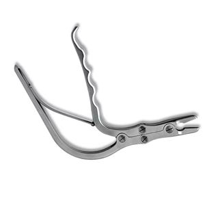 Pince à os Beyer manuelle en acier inoxydable, design incurvé orthopédique, robuste, à ressort unique, par Dentavex - Product Image 3