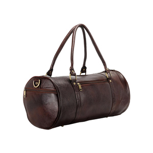 Bolsa de Gimnasio de Cuero Genuino Vintage con Compartimento Dedicado para Zapatos, Compartimentos Espaciosos, Capacidad de 20-35L, Marca Privada OEM - Product Image 5